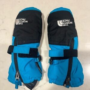 The North Face Vibrant Blue Toddler Montana Mittens 2T